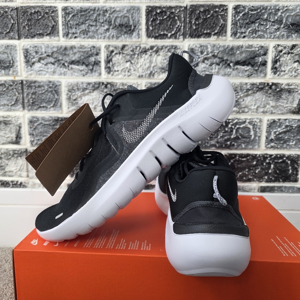 Nike Flex 2021 RN Men's Black/White Running Shoes Size 13